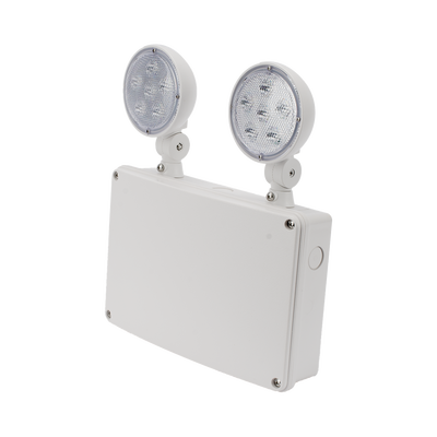 Letrero LED de SALIDA con Luz de Emergencia/Montaje Universal (pared, lateral o Techo)/Batería de Respaldo Incluida