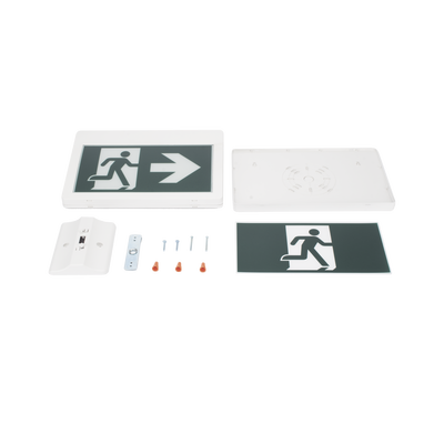 Letrero LED de Señalización de salida "Hombre Corriendo"/ Alto brillo / Uso en pared, lateral o techo / Batería de Respaldo Incluida con hasta 120 minutos de duracion - Image 2