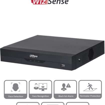 DAHUA NVR2116HS-I2 - NVR de 8 Megapixeles/ 4k/ 16 Canales IP/ WizSense/ Con IA/ Rendimiento de 144 Mbps/ Smart H.265+/ 1 Ch de Reconocimiento Facial o 1 Canal de Protección Perimetral o 4 Canales de SMD/ 1 Puerto SATA 10 TB/ HDMI&VGA/ Onvif/