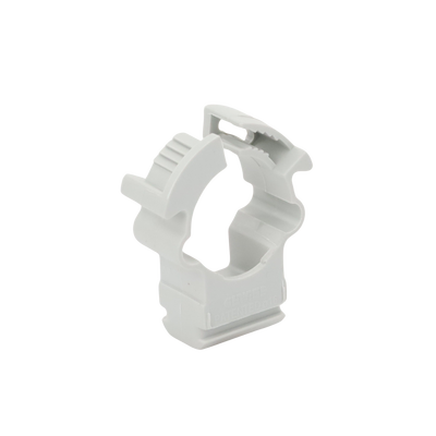 Soporte de collar (Abrazadera), PVC Auto-extinguible, cerrado para tubería de 16 mm - Image 3