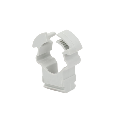 Soporte de collar (Abrazadera), PVC Auto-extinguible, cerrado para tubería de 16 mm - Image 4