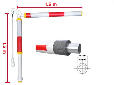 WEJOIN WJ90RFBM3 - Brazo Redondo de 3 Metros Articulado a 90 Grados con Cubierta de Esponja - Image 3