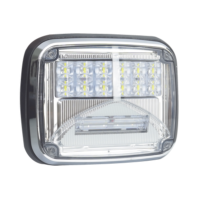 Luz de advertencia de 8 X 6", Color Claro, Con Luz de Trabajo Clara, Ideal para Ambulancias - Image 4