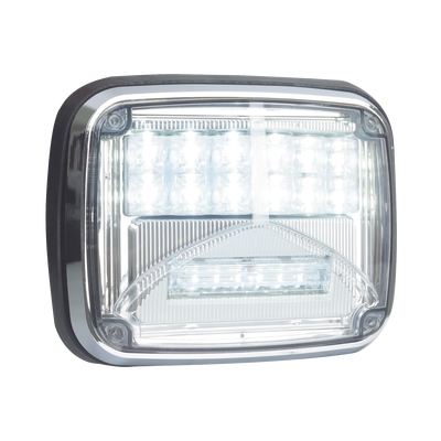 Luz de advertencia de 8 X 6", Color Claro, Con Luz de Trabajo Clara, Ideal para Ambulancias - Image 3