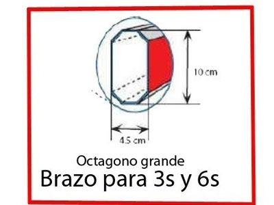 WEJOIN WJTBM6 - Brazo Telescópico Octagonal de 4m a 6m / Franjas Reflejantes - Image 3