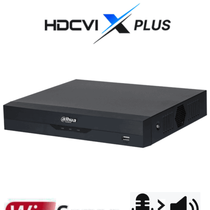 DAHUA DH-XVR5216AN-I3/T - DVR de 16 Canales 5 MP Lite WizSense/ HDCVI X PLUS/ Audio Bidireccional/ H.265+/ 16 Ch HDCVI + 8 IP/ Hasta 24 Ch IP/ Reconocimiento Facial/ SMD Plus/ Protección Perimetral/ 2 Sata de Hasta 16 TB/ Compatible con Dolink Care