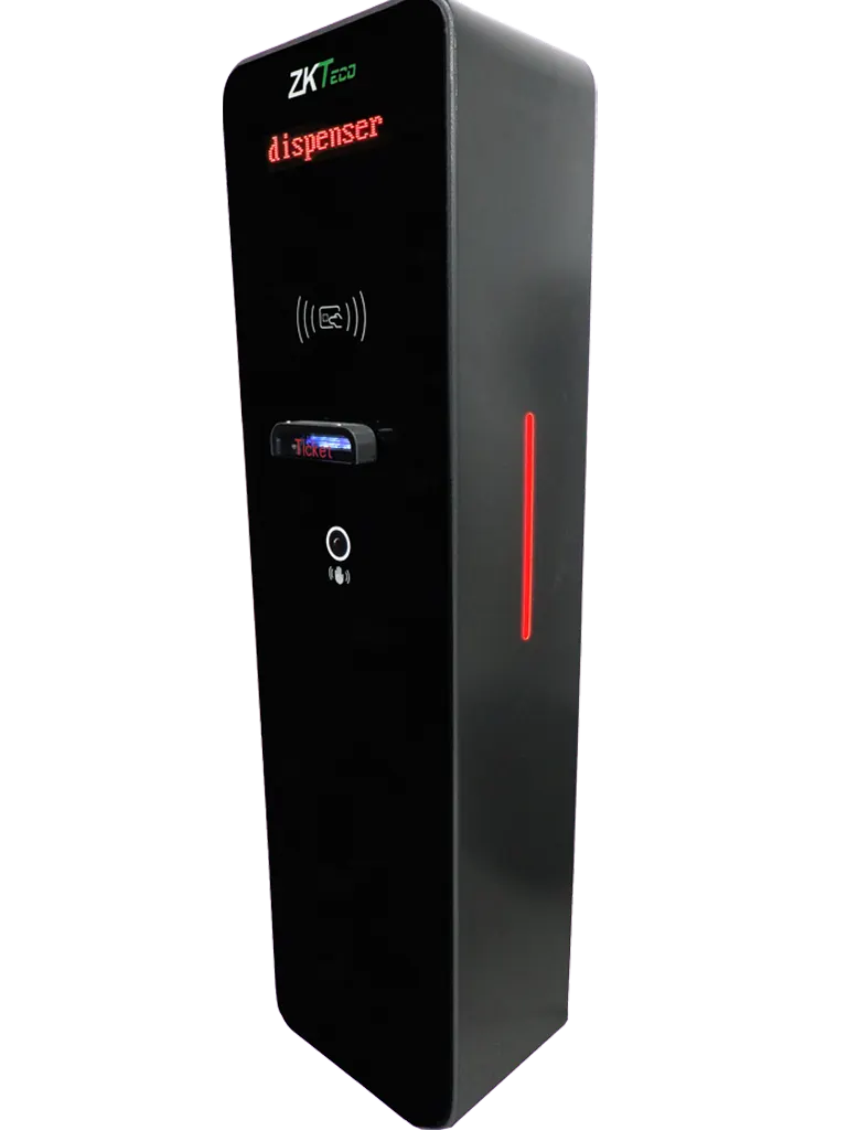 ZKTECO TBM01 / TBM02 - Kit de Dispensador y Lector de Tickets QR / Sin Contacto / Compatible con Sensor de Masa VR10, UHF / Pantalla LED / Funciones de Voz / Requiere Software para cobro ZK Bio CV Security modulo de estacionamiento - Image 2
