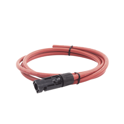 Cable Fotovoltaico, 1.5 m, Rojo, Calibre 10 AWG con Terminal MC4-M en un Extremo