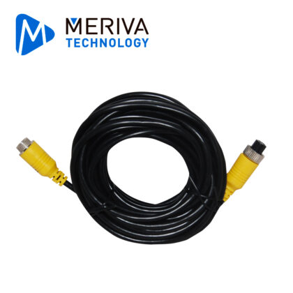 CABLE TIPO DIN DE AVIACIÓN 4 PINES SERIE ECO PARA DVRS MÓVILES MERIVA TECHNOLOGY MBCE70  7 METROS