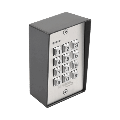 Teclado exterior/interior antivandálico, 3 relevadores, salida wiegand, 1200 usuarios