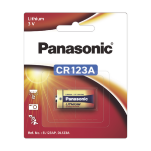 Batería de litio PANASONIC / 3 Vcc /1,550 mAh / Aplicación en transmisores de alarma inalámbricos/ Con empaque