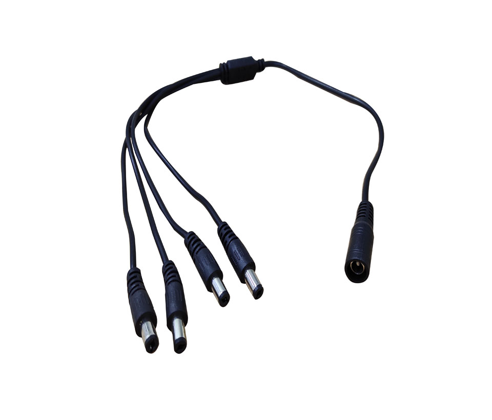 SAXXON PSU1204EPAQ2 - Paquete de Fuente de Poder Regulada de 12 Vcc 4.1 Amperes + Divisor para 4 Camaras/ Color Negro/ Para Usos Multiples: Sistemas de CCTV, Acceso, ETC/ Certificacion UL/ - Image 4