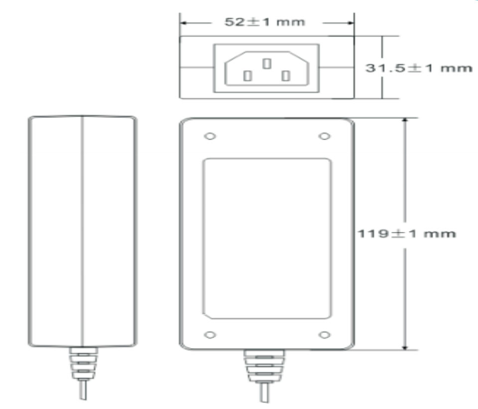 SAXXON PSU1204EPAQ2 - Paquete de Fuente de Poder Regulada de 12 Vcc 4.1 Amperes + Divisor para 4 Camaras/ Color Negro/ Para Usos Multiples: Sistemas de CCTV, Acceso, ETC/ Certificacion UL/ - Image 3