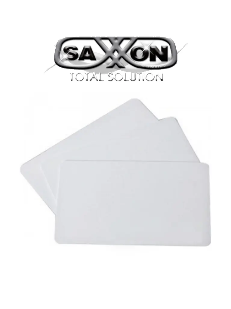 SAXXON SAXM02U – Tarjeta de Proximidad ID Frecuencia 125 Khz 0.88mm, Sin folio impreso para Control de Acceso