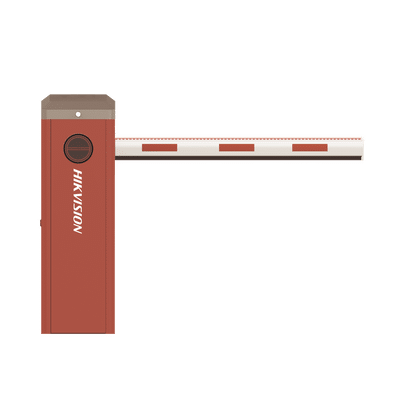 Barrera Vehicular Brazo Octagonal de 4-6 mts /Apertura de 4 seg / Incluye Banda Protectora Anti golpe de Vehículos