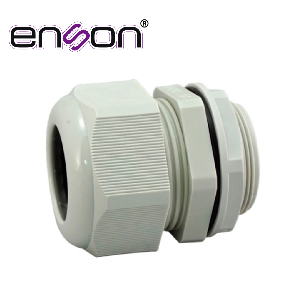 Glándula Plástica ENSON ENS-CG20 – 20mm, Sellado Hermético para Cajas Plásticas