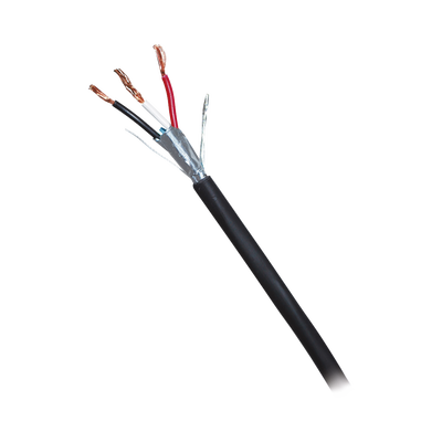 Caja de 305 Metros (1000 Pies) de Cable Blindado de 3 x 18 AWG Blindado Negro