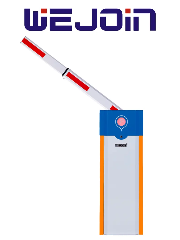 WEJOIN WJCB101VFIR56TC - Barrera Vehicular Derecha con Brazo Telescópico de 4m - 6m, Motor de 24VCC, Velocidad 5 Segundos, Dirección Ajustable, 6,000,000 Ciclos Uso Continuo