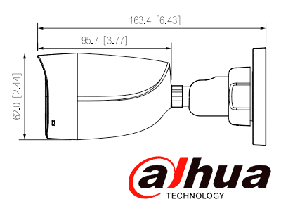 DAHUA HAC-HFW1200CLN-IL-A - Camara Bullet de 2 Megapixeles/Iluminación Dual Inteligente+FullColor/ Lente de 2.8mm/102 Grados de Apertura/ 20 Metros de IR y Luz Visible/ Micrófono Integrado/IP67/Soporta:CVI/CVBS/AHD/TVI/ - Image 8