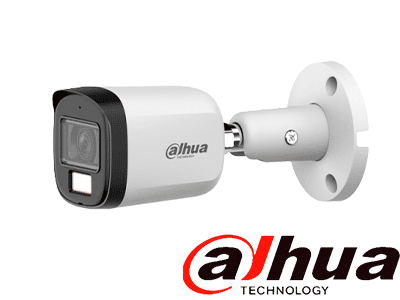 DAHUA DH-HAC-B2A21N-U-IL-A- Cámara Bullet de 2 MP Serie Cooper/ Lente de 2.8 mm Apertura de Hasta 100°/ Micrófono Integrado/ Iluminador Dual Inteligente de Hasta 30Mts de IR y 20Mts Luz Calida/ Para Exterior IP67/ Metálica/ - Image 3