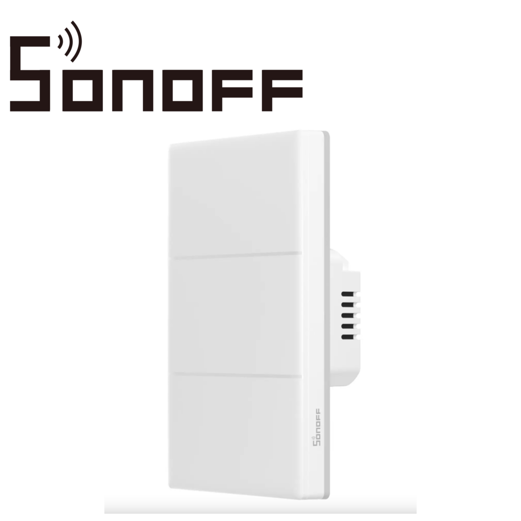 APAGADOR DE PARED TOUCH TX ULTIMATE SONOFF T5-3C-120 / 3CH ON/OFF INALAMBRICO / WIFI 2.4GHZ / COLOR BLANCO / LUZ AMBIENTAL / VIBRA/SUENA/SE ILUMINA AL TOCARLO / COMPATIBLE CON ALEXA/GOOGLE HOME/IFTTT / APP IOS Y ANDROID / HASTA 5AMP POR CANAL