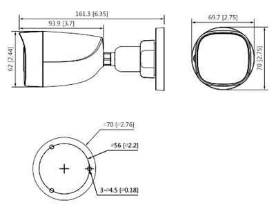 DAHUA HAC-HFW1200CN-A - Cámara Bullet 1080p/ Micrófono Integrado/  Lente de 2.8mm/ 30 Mts de Ir/ IP67/ Policarbonato/ CVI/CVBS/AHD/TVI/ BLC/HLC/DWDR - Image 8