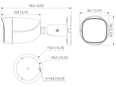 DAHUA HAC-HFW1209CM-A-LED-0280B-S3 - Cámara Bullet Full Color 1080p lente de 2.8 mm y ángulo de 108°. Micrófono integrado, WDR digital y 20 m de iluminación. Carcasa metálica IP67 para máxima resistencia. Compatible con CVI, CVBS, AHD y TV. - Image 4