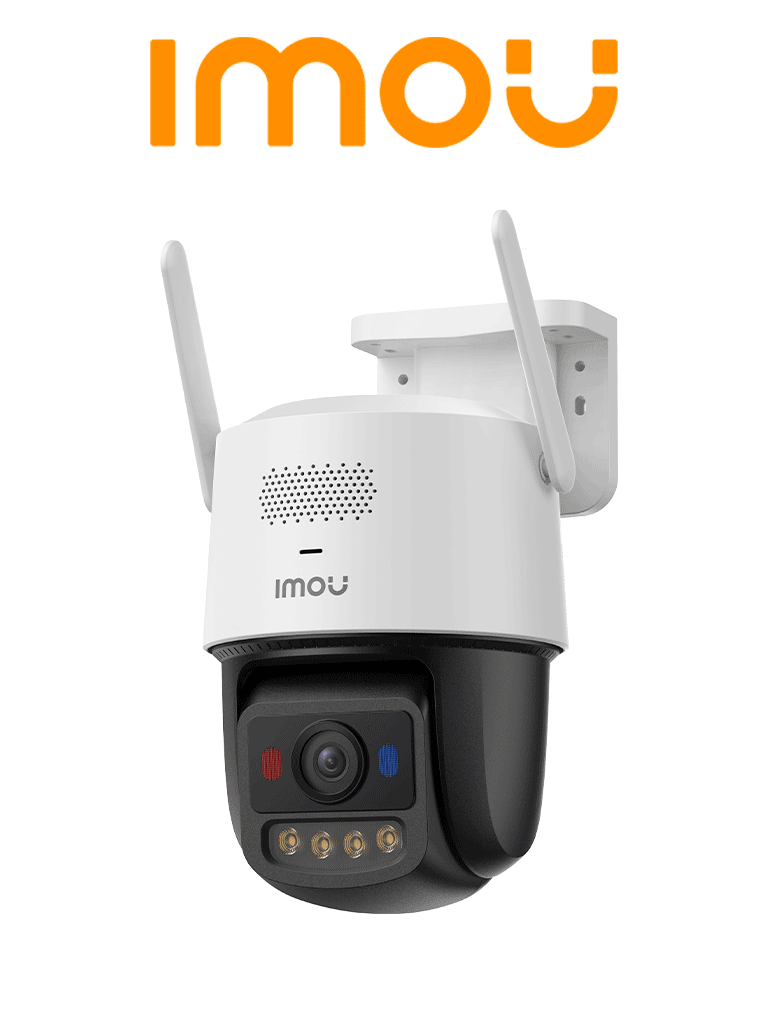 IMOU IPC-U7LN-6V0NE – Titan Pro 6MP P, WIFI, LENTE DE 3.6MM, NIGHT VISIÓN: 30 MTS SD 512GB, ALGO PLAY, 2 LUCES DE ADVERTENCIA ROJAS Y AZUL, AUDIO EN DOBLE VIA, SIRENA DE 125DB DOBLE BANDA 2.4/5G, AURORA.